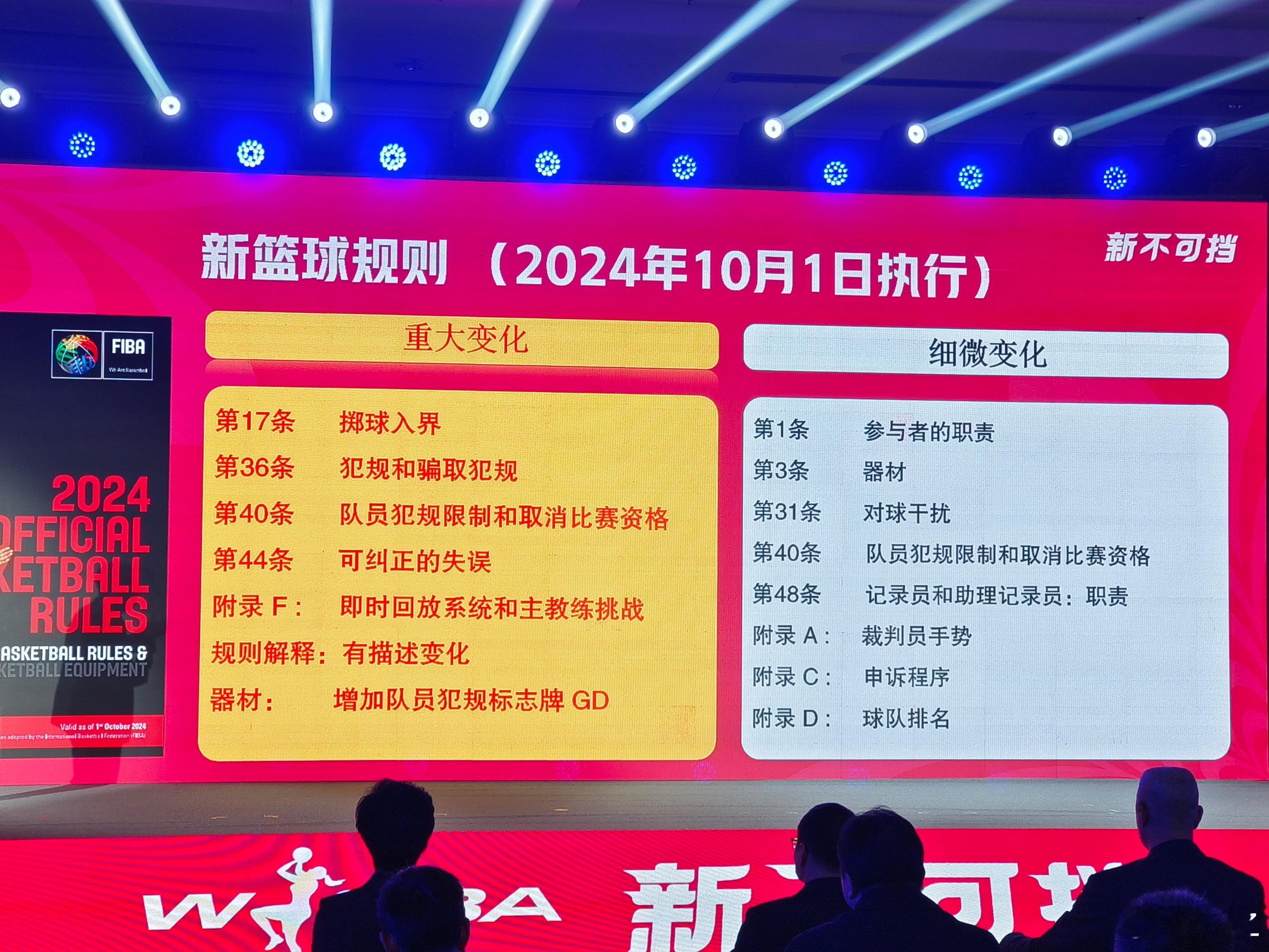 10月1日之后，篮球的规则有了很多的更新，所以这次WCBA进行了赛季前的培训。看
