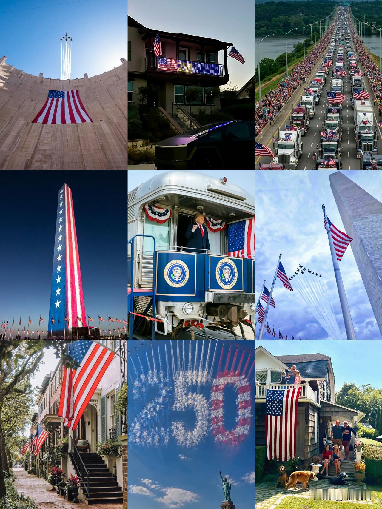 全美进入“America 250”庆祝周期，各地举办多样的城市灯光、烟花、游行、