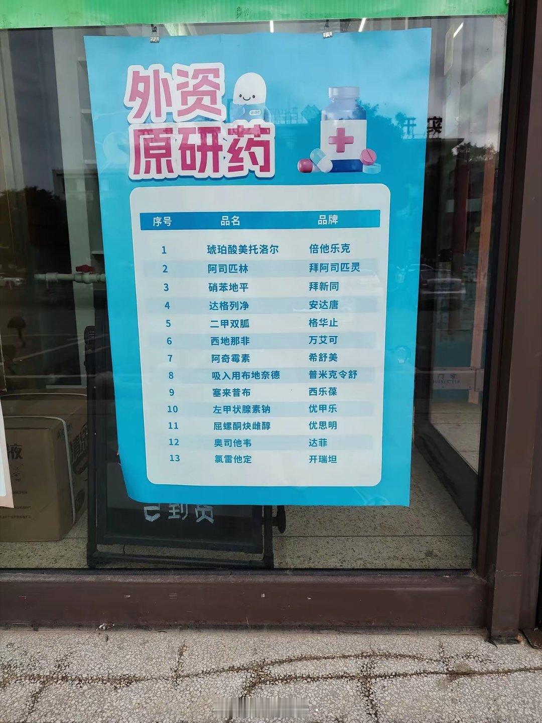 今天路过药店学到了新知识 ​​​