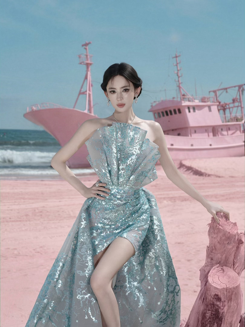娜扎 × 时尚风格之夜今日 Marie Claire 嘉人时尚风格之夜造型Loo
