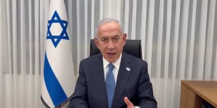 在特朗普宣布可能与伊朗进行和平谈判后，以色列总理内塔尼亚胡今天首次发表声明：“今