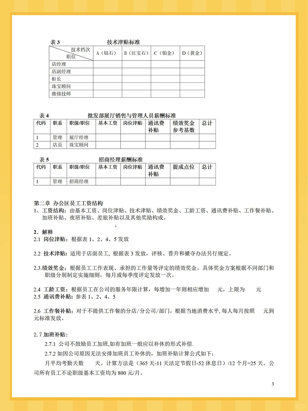 HR一定要码住‼️员工岗位职级薪酬方案