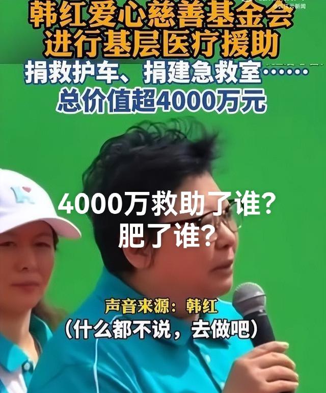原来大部分人都认为韩红基金会资金来源于韩红本人或以她的影响力而吸引来的明星朋友捐