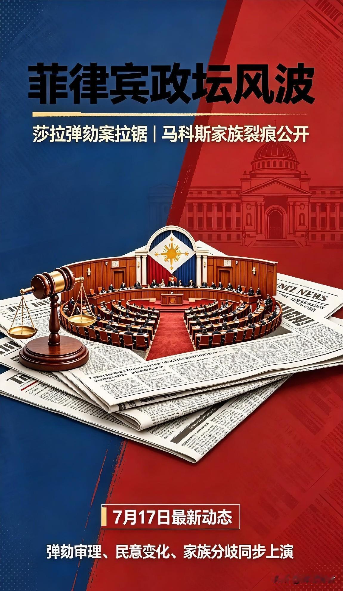  🔥⚡️🇵🇭菲律宾政坛突然变天！莎拉弹劾案越弹越红，马科斯家族裂痕公开
