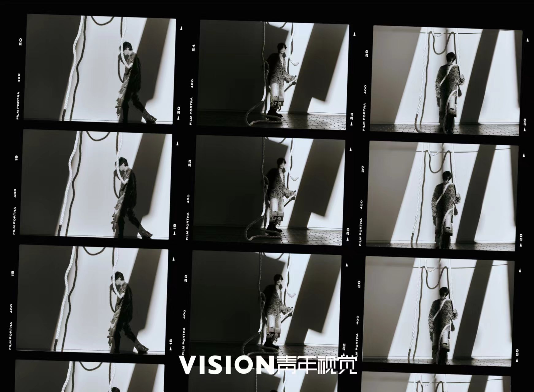 #陈坤青年视觉光影大片##陈坤五彩斑斓的暗# 陈坤于托⻢斯萨拉切诺个展《共⽣》中