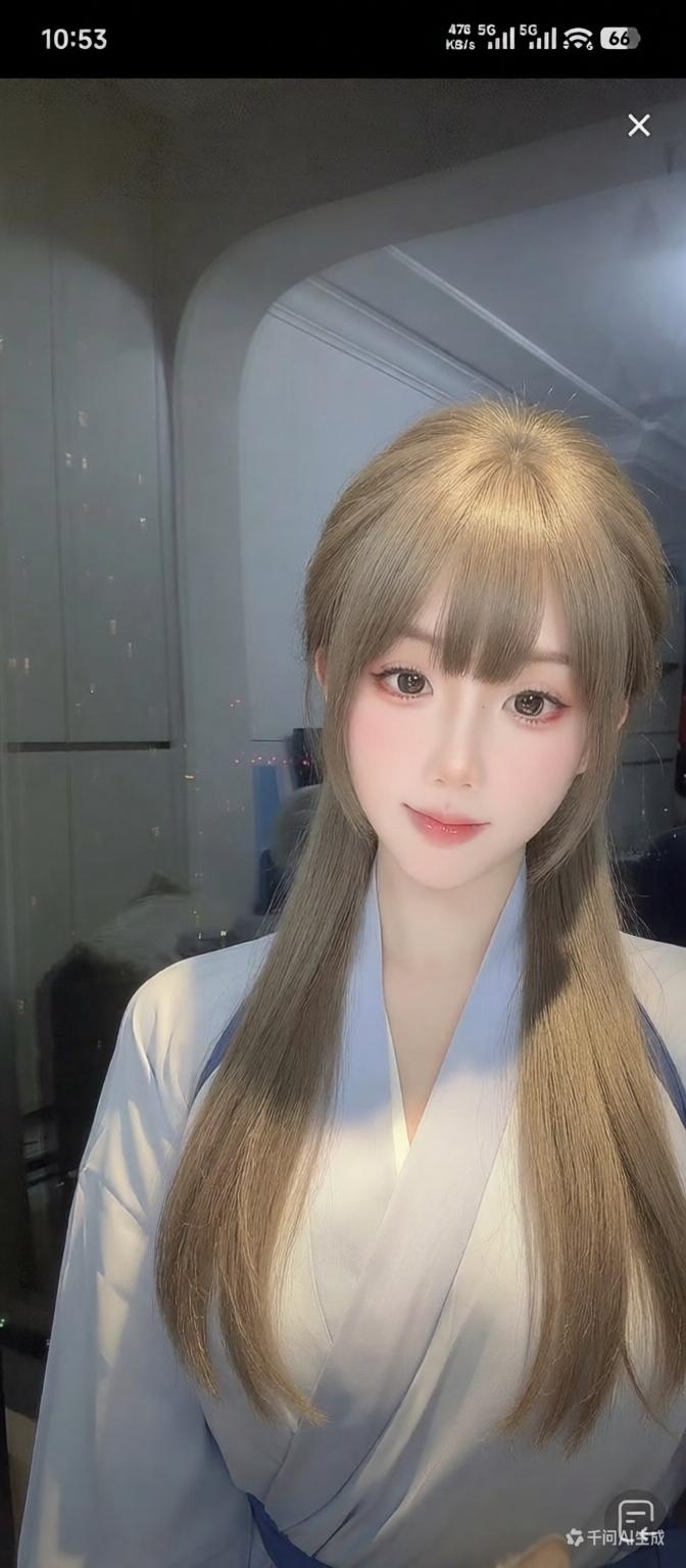 温柔古风少女，浅笑如花，时光静好。