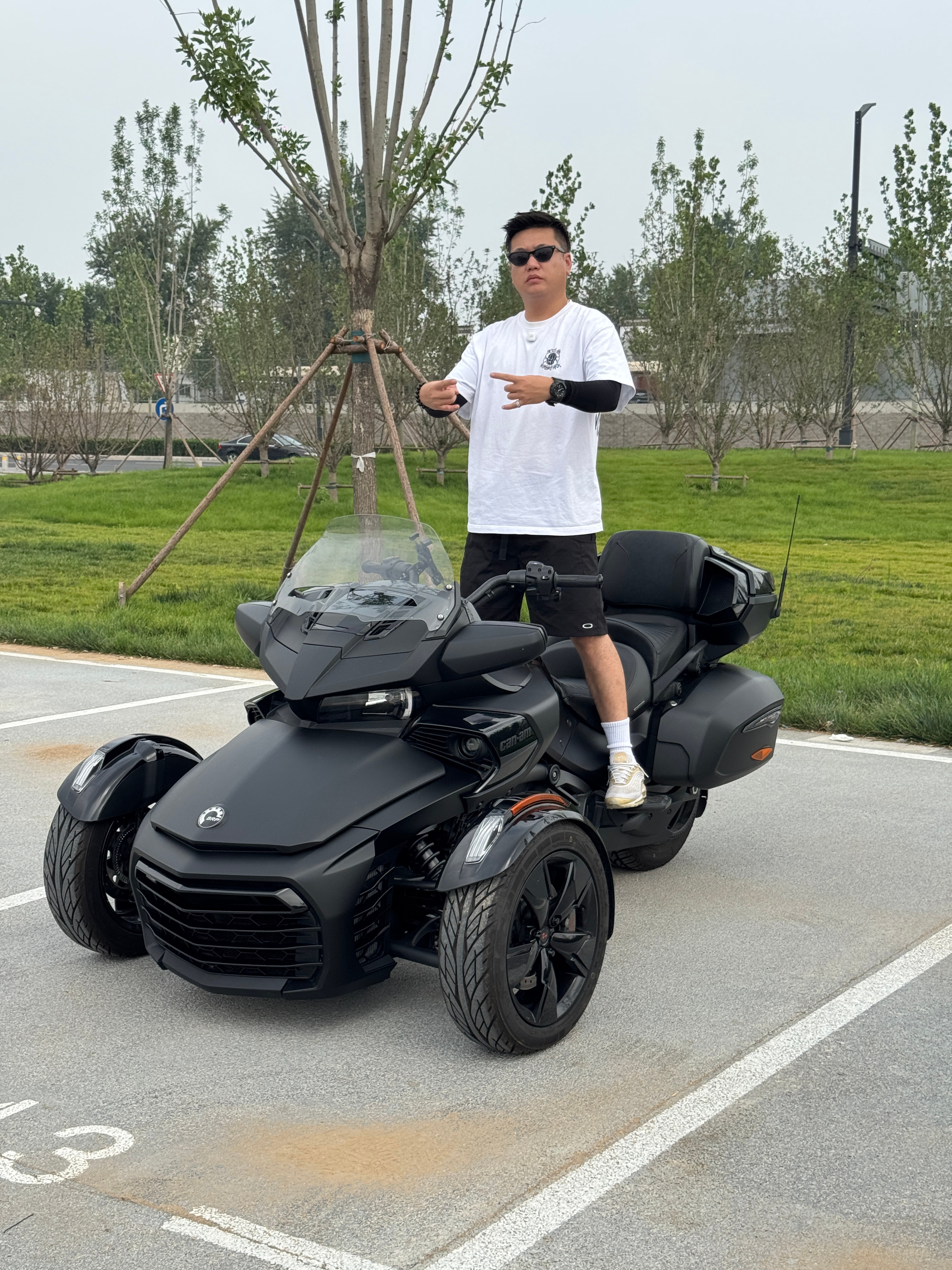 前日happy day又是黑八度的一天[doge]从北京骑庞巴迪来回400KM+