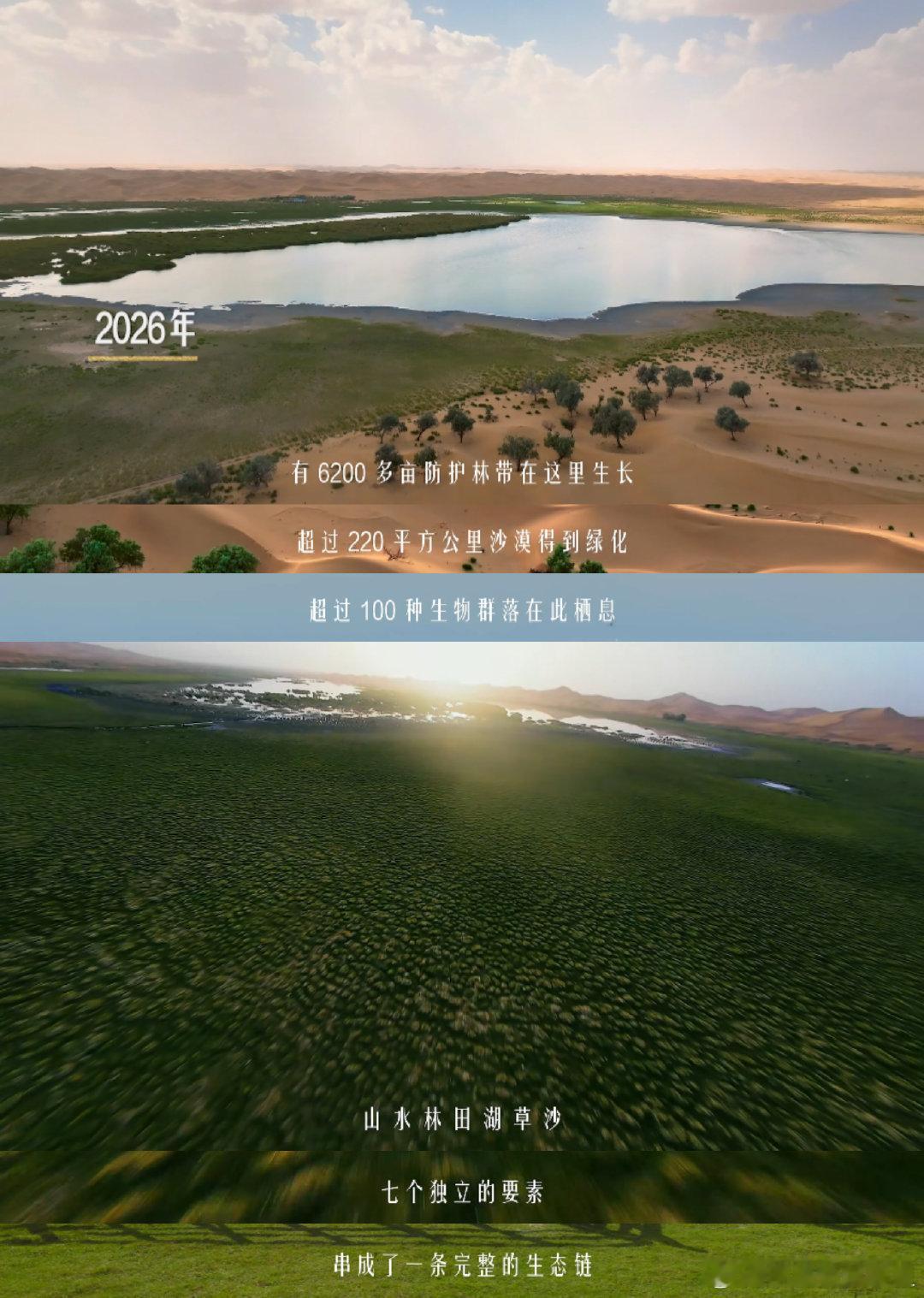 靳东上演乌兰布和大地戏剧 何为大地戏剧？是土地千年的自我更迭，更是今人赴沙拓土的
