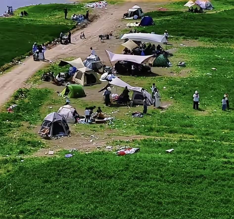 近日江苏沭阳农民干了一件大事，把通往麦田地的路给挖断了，为的就是不让车辆通行。原