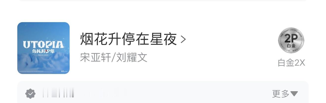 文轩 1 粉和 3 粉在争白金认证谁是第一，无意间查了一下才知道， 比白金更高一