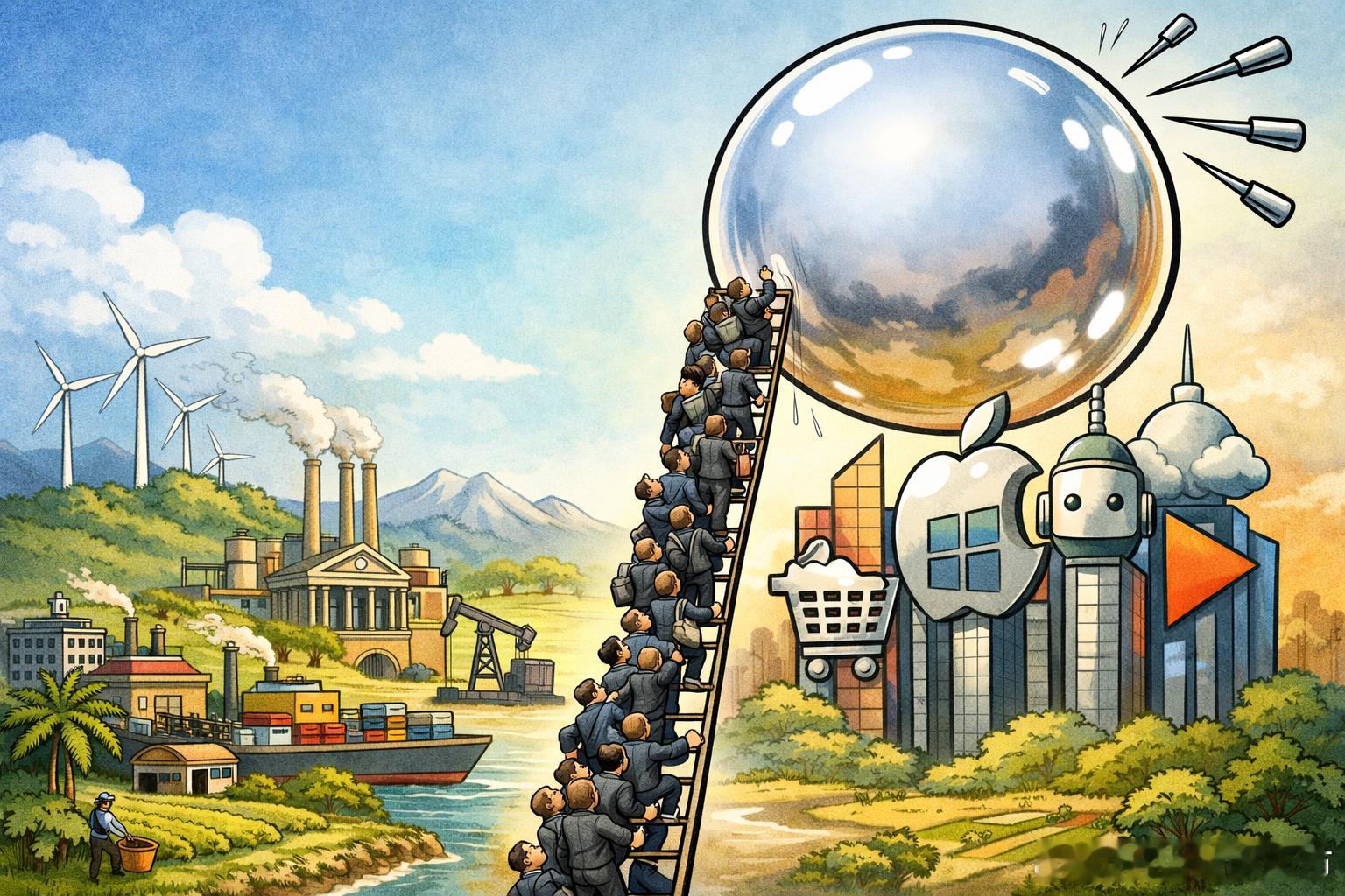 七巨头神话正在透支：当市场只剩少数赢家，真正的机会反而在美国之外过去几年，美股的