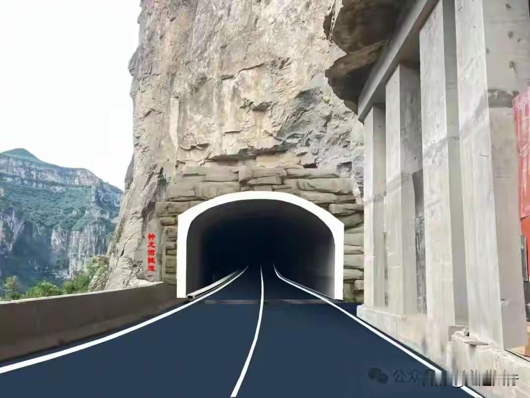 神龙湾挂壁公路关键节点工程顺利完工，距离通车又近一步，但这还是我们想象中的挂壁公