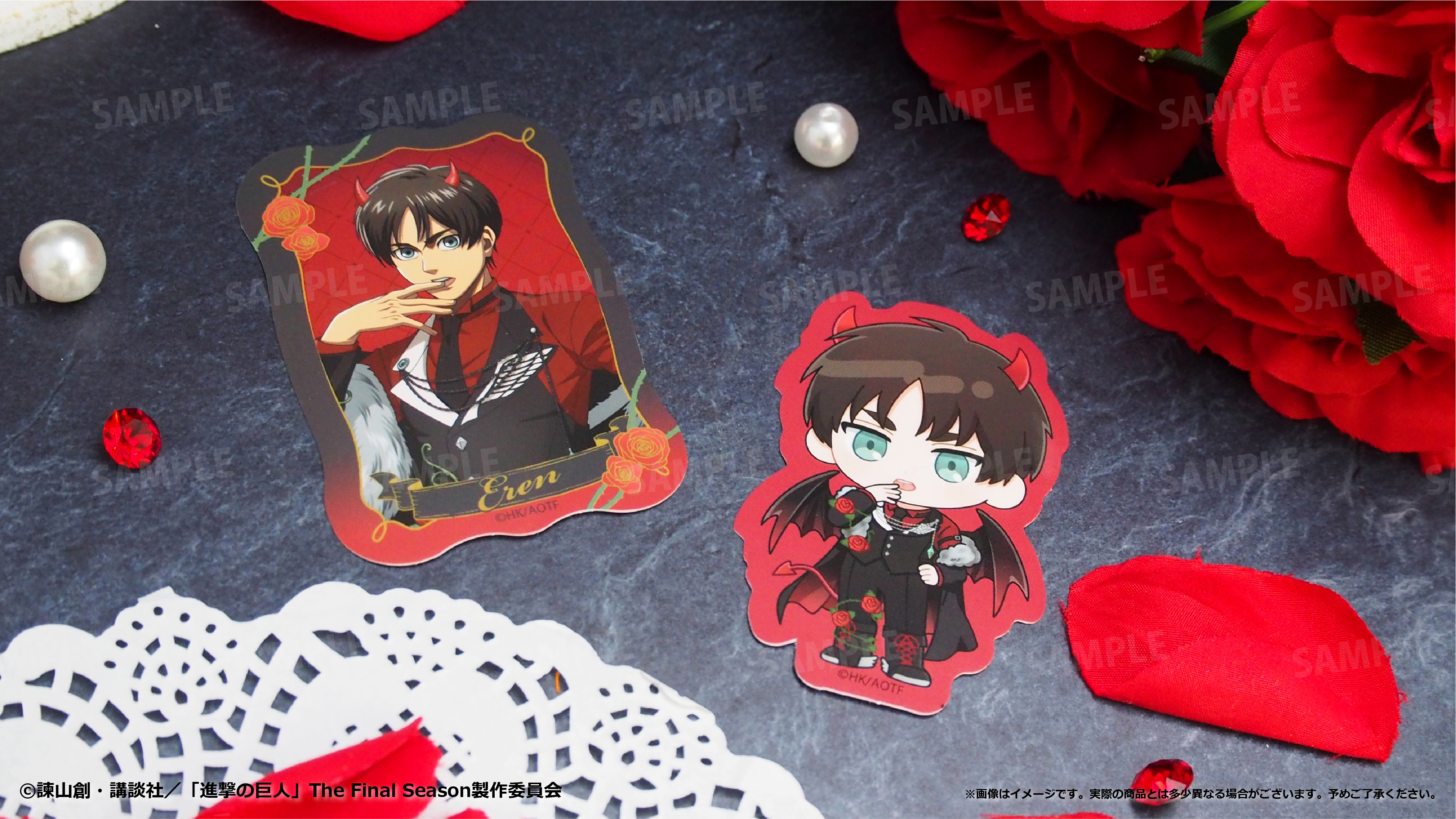 进击的巨人 TVアニメ『進撃の巨人』POPUP SHOP inロフト🥀🖤贴纸