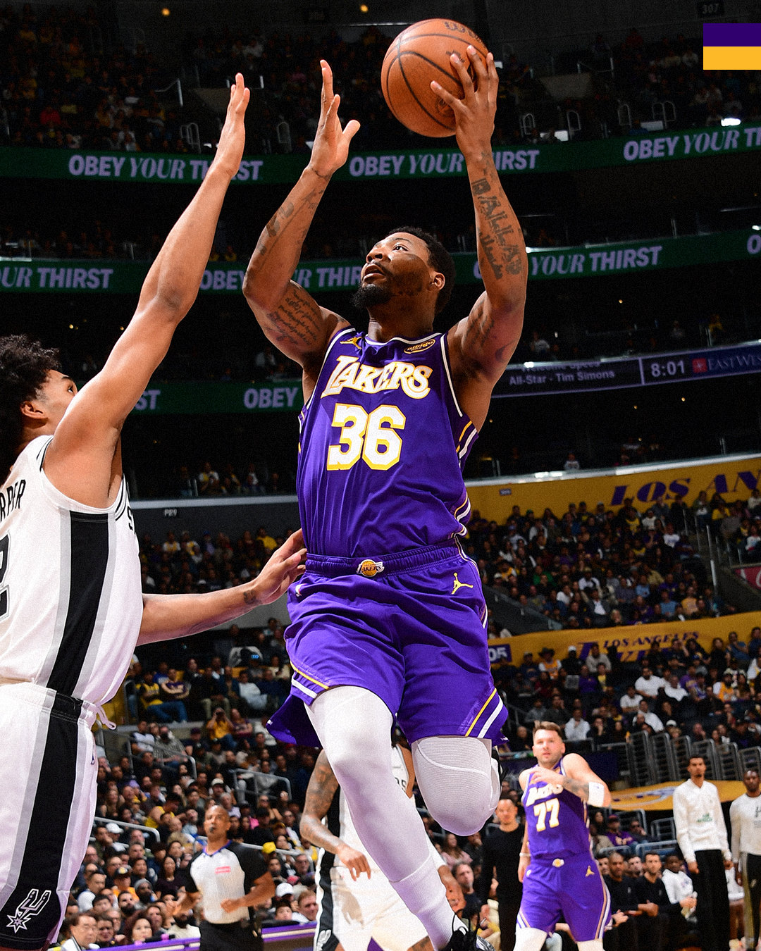 马刺vs湖人   | 第三节🔚湖人8️⃣7️⃣ - 1️⃣0️⃣4️⃣马刺分差