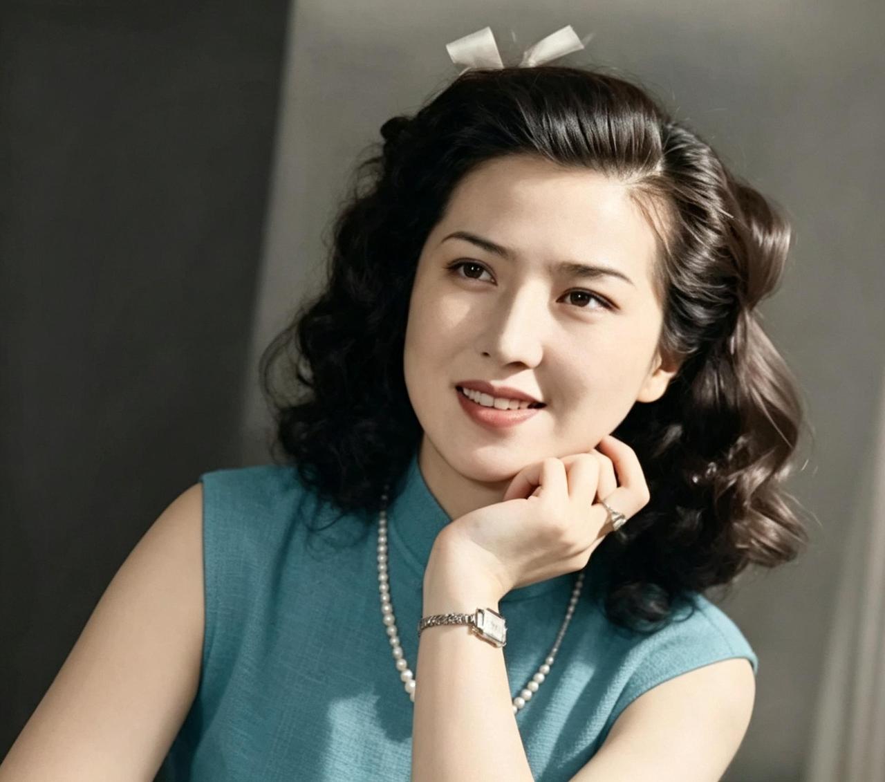 这名颜值三百六十度无死角，鹅蛋脸、灵动丹凤眼的女子是上海滩百乐门首席舞女胡枫。胡