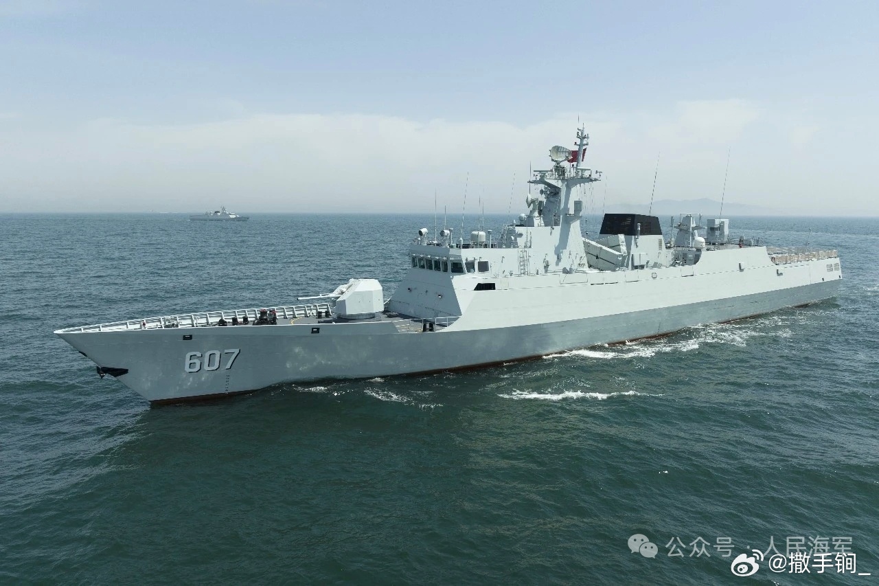 607东营舰，已配备反无人机干扰枪 