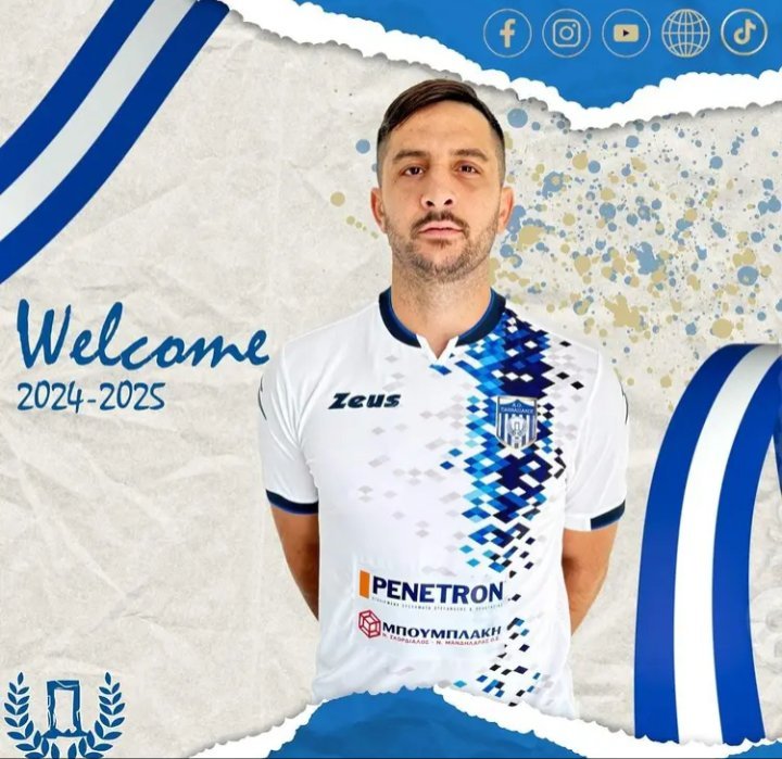 官方消息，罗马、那不勒斯旧将马诺拉斯加盟希腊球队帕纳希科斯（AO Pannaxi