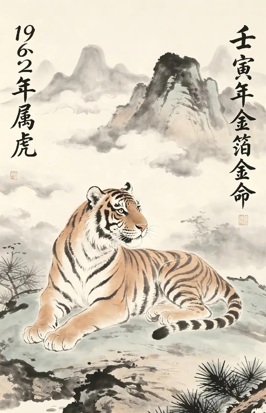 我老爸就是62年属虎，小时候觉得他脾气冲得像鞭炮，一点就炸。

三十五岁那年为了