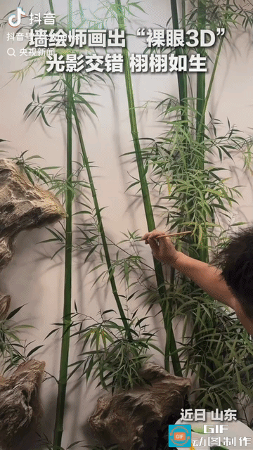 “火上央视新闻了！”近日，山东一男子在家闲来无事，就灵机一动，研究出了一门绝活，