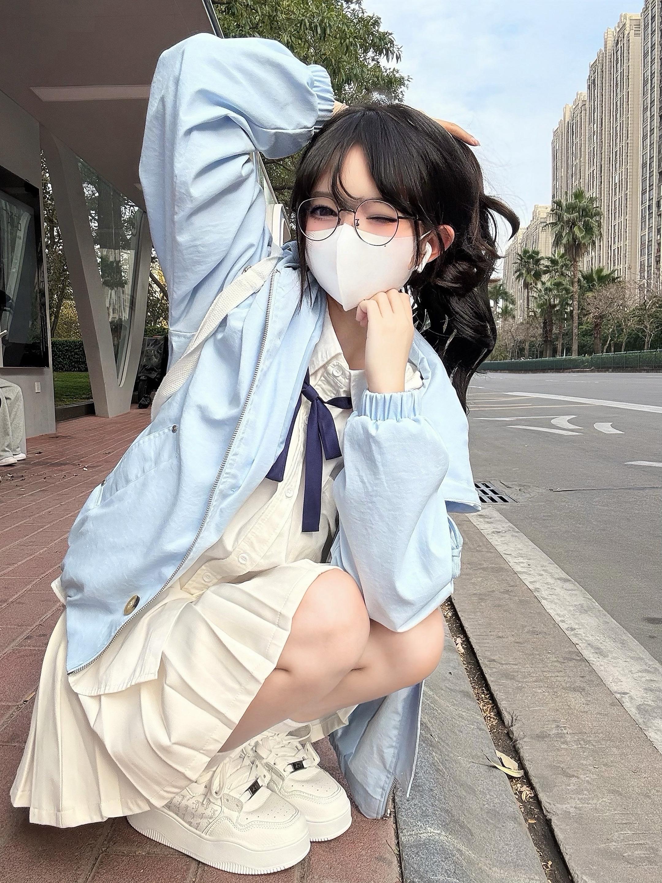 OOTD | 早春就这样穿🩵🤍。