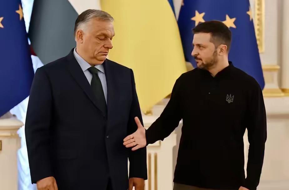 欧尔班刚打电话认输没多久，泽连斯基就抢先发推祝贺彼得·马加尔和蒂萨党大胜。

​