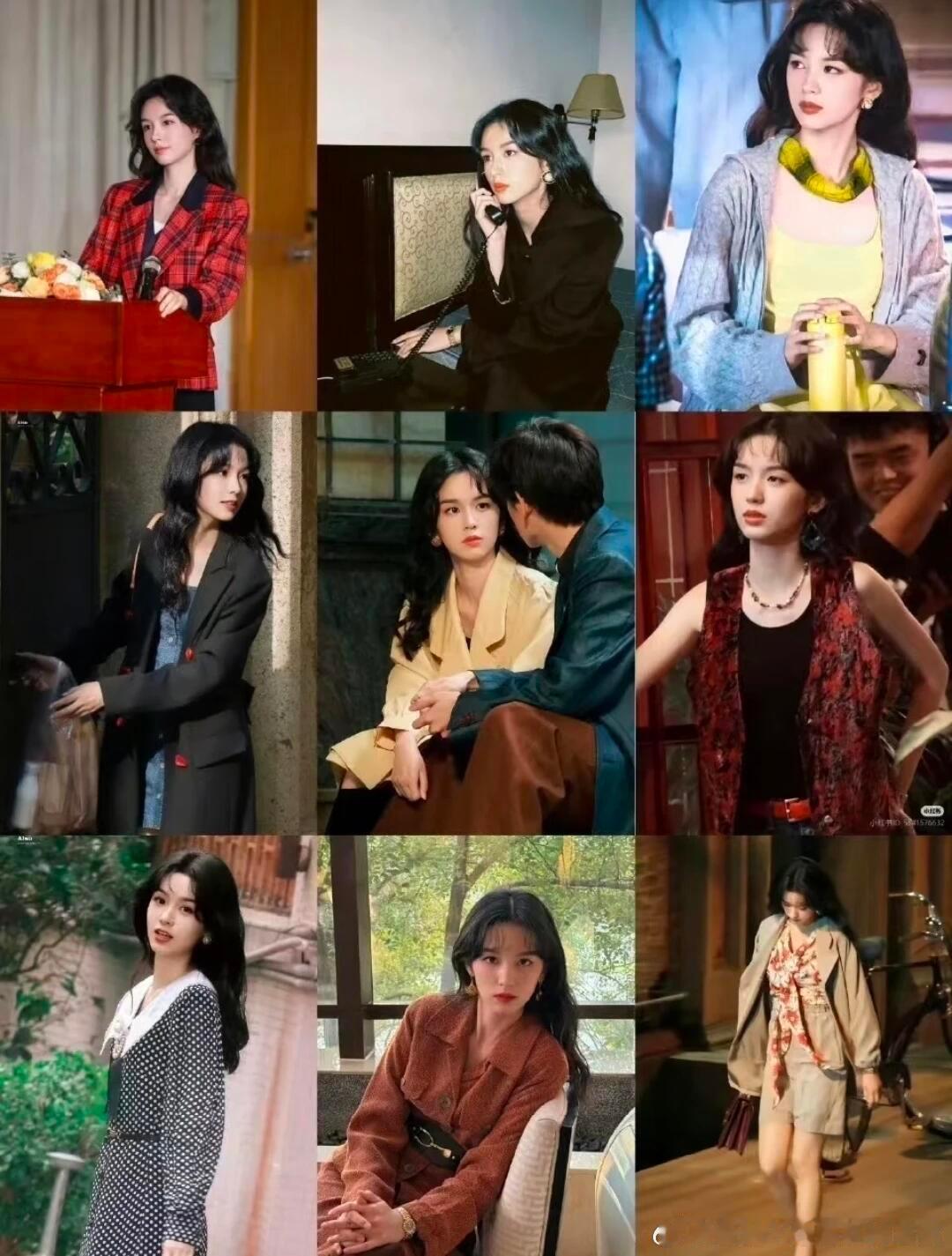 周也新剧《你好1983》里的造型也太好看了吧！目前所看到的每一套都好适合周也，既