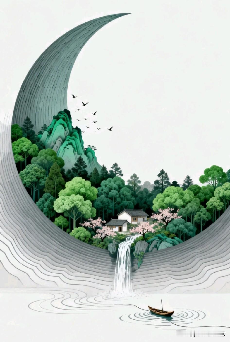 一天很短，短得来不及拥抱清晨，就已经手握黄昏。

一年很短，短得来不及细品初春殷