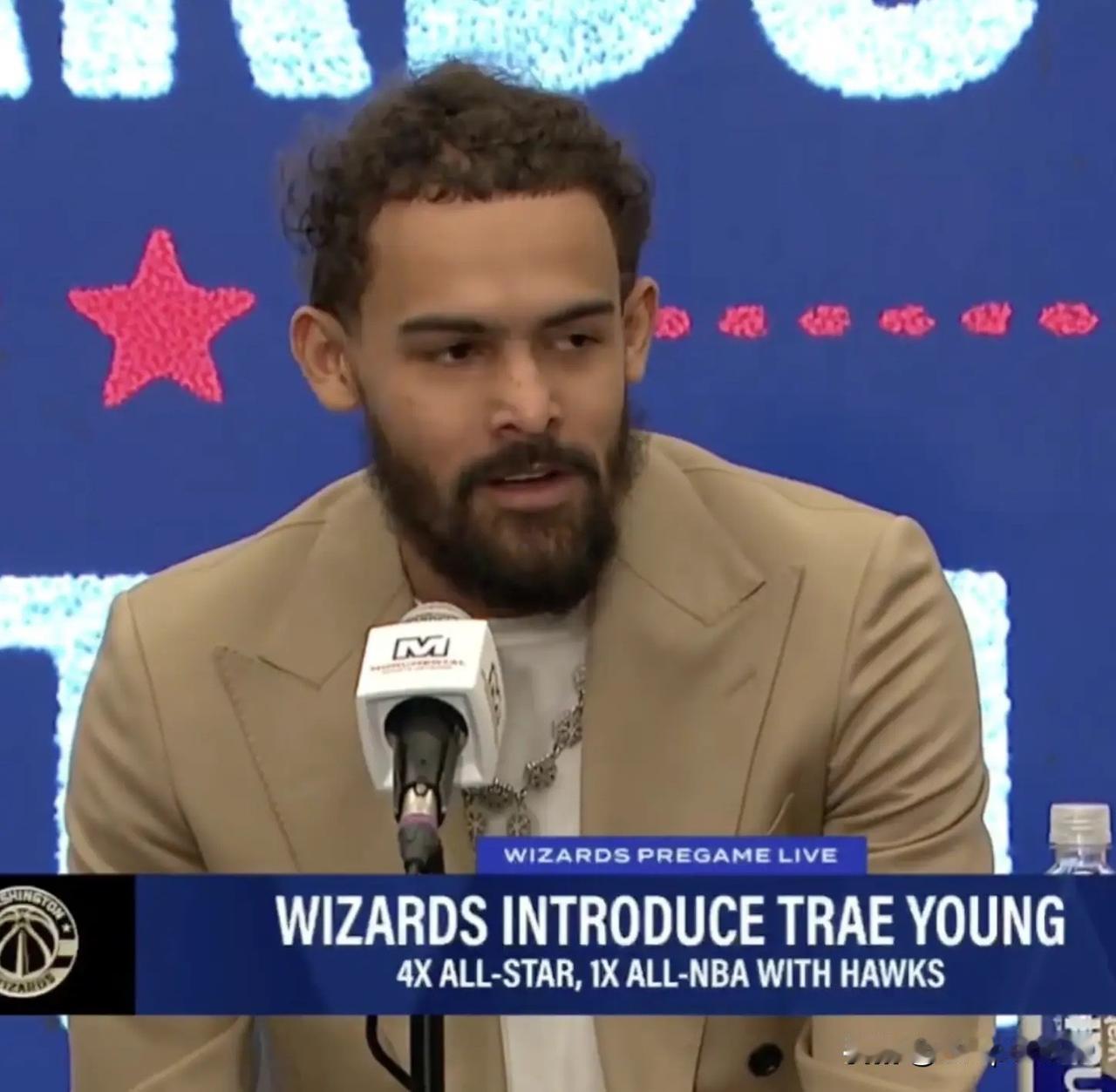 今日NBA常规赛，奇才将对阵鹈鹕。

奇才球员特雷-杨接受了记者采访，谈到了伤病