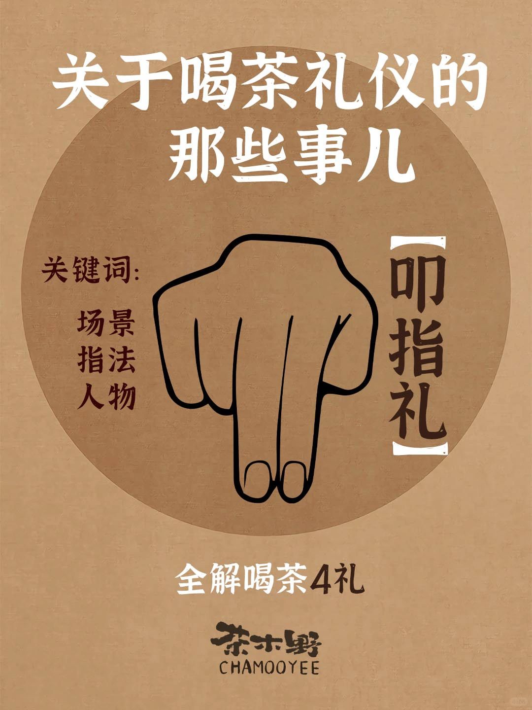 茶文化丨喝茶礼仪叩指礼一文看懂！