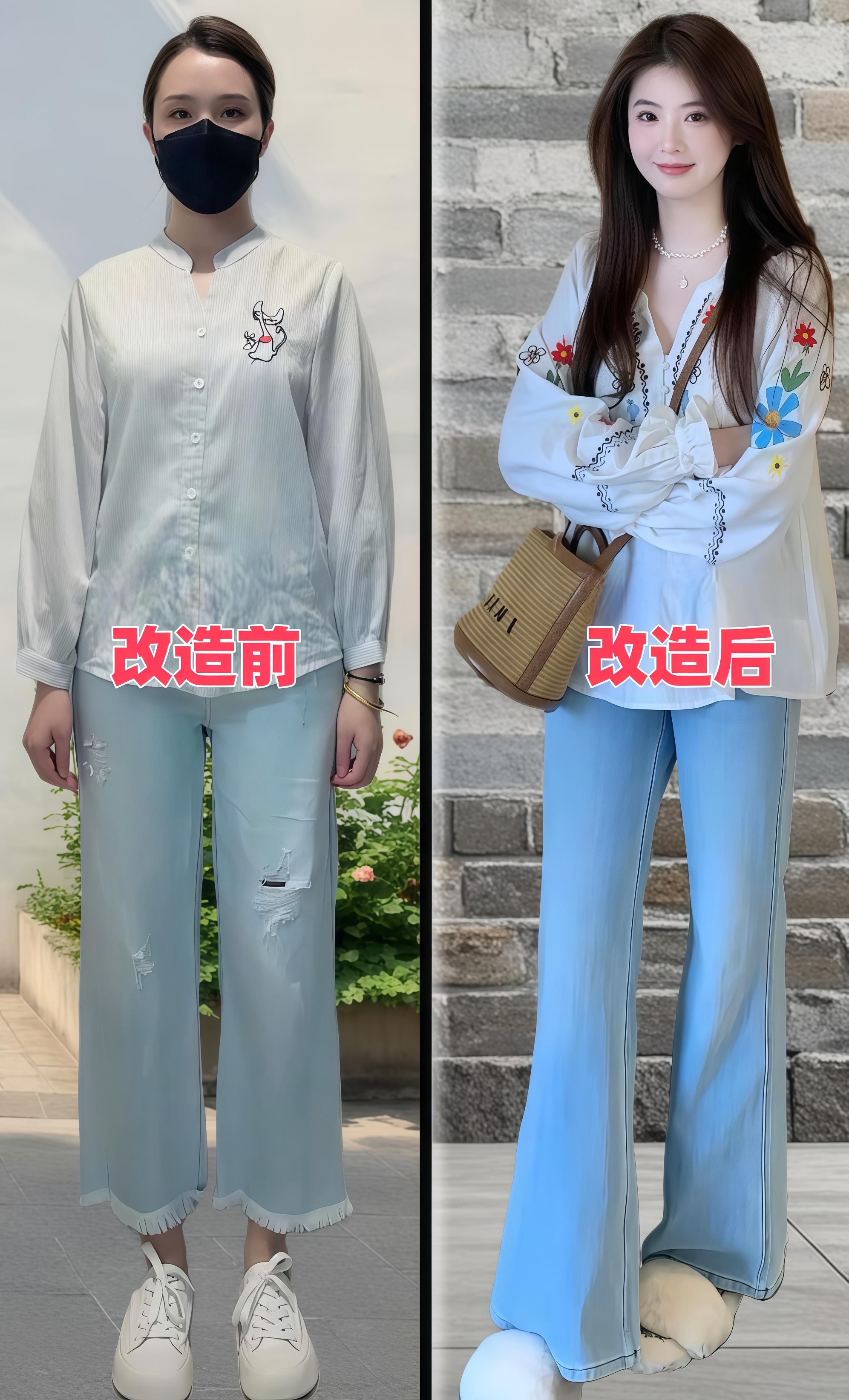 甜妹必入！波西米亚风刺绣衬衫。宝子们，2025夏季新款惊喜登场！这件波...