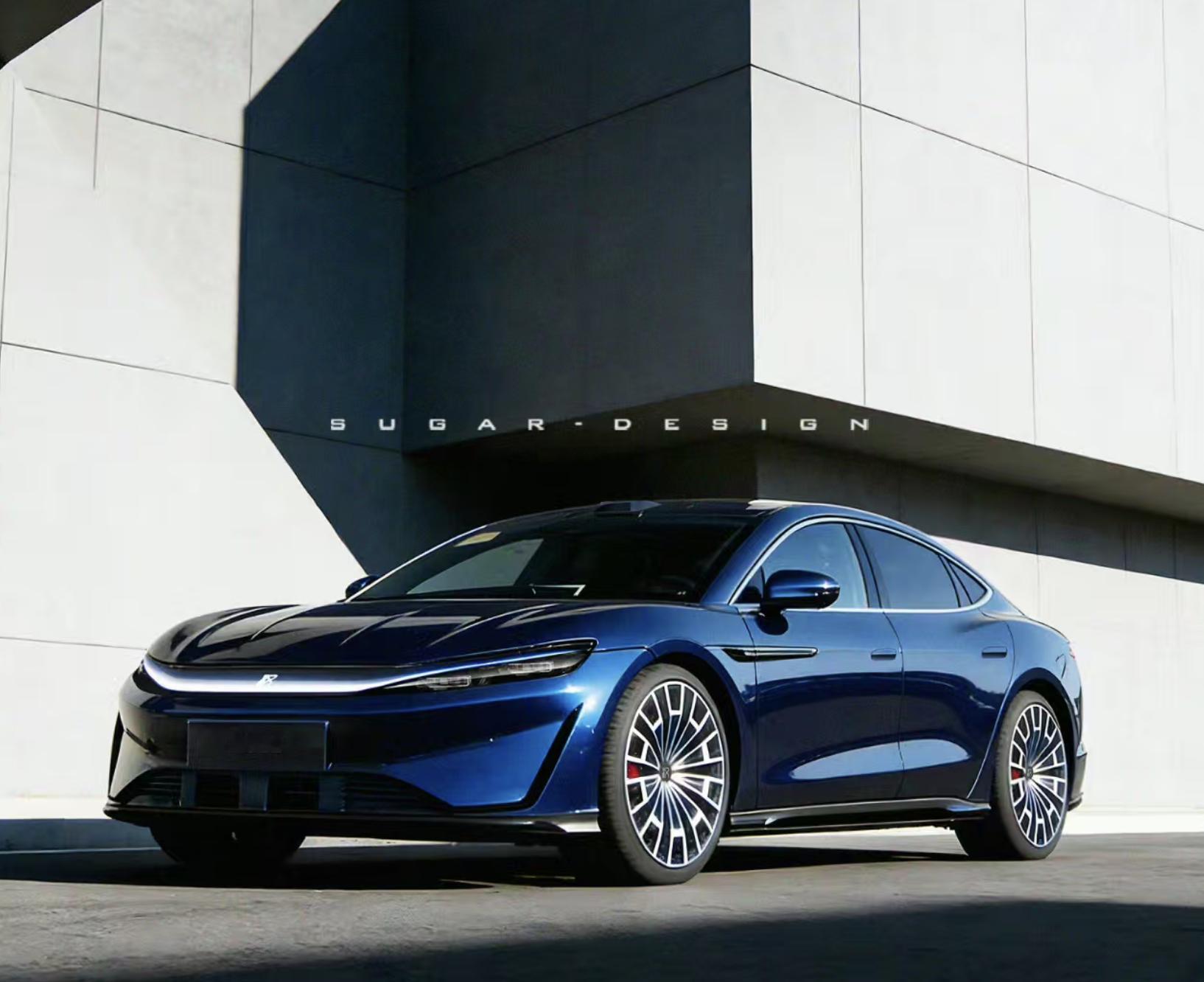 从这俩图让人琢磨出味儿来了，汉L销量受影响原因之一可能在于横向上不够宽显得前脸整