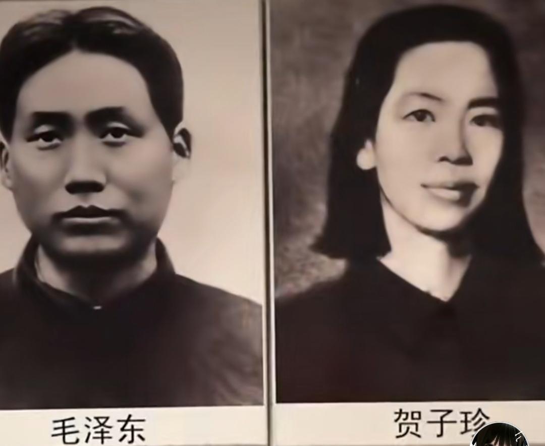 烽火年代原版黑白留影：青年毛泽东与贺子珍，患难与共的革命伴侣
 
这张标准黑白老