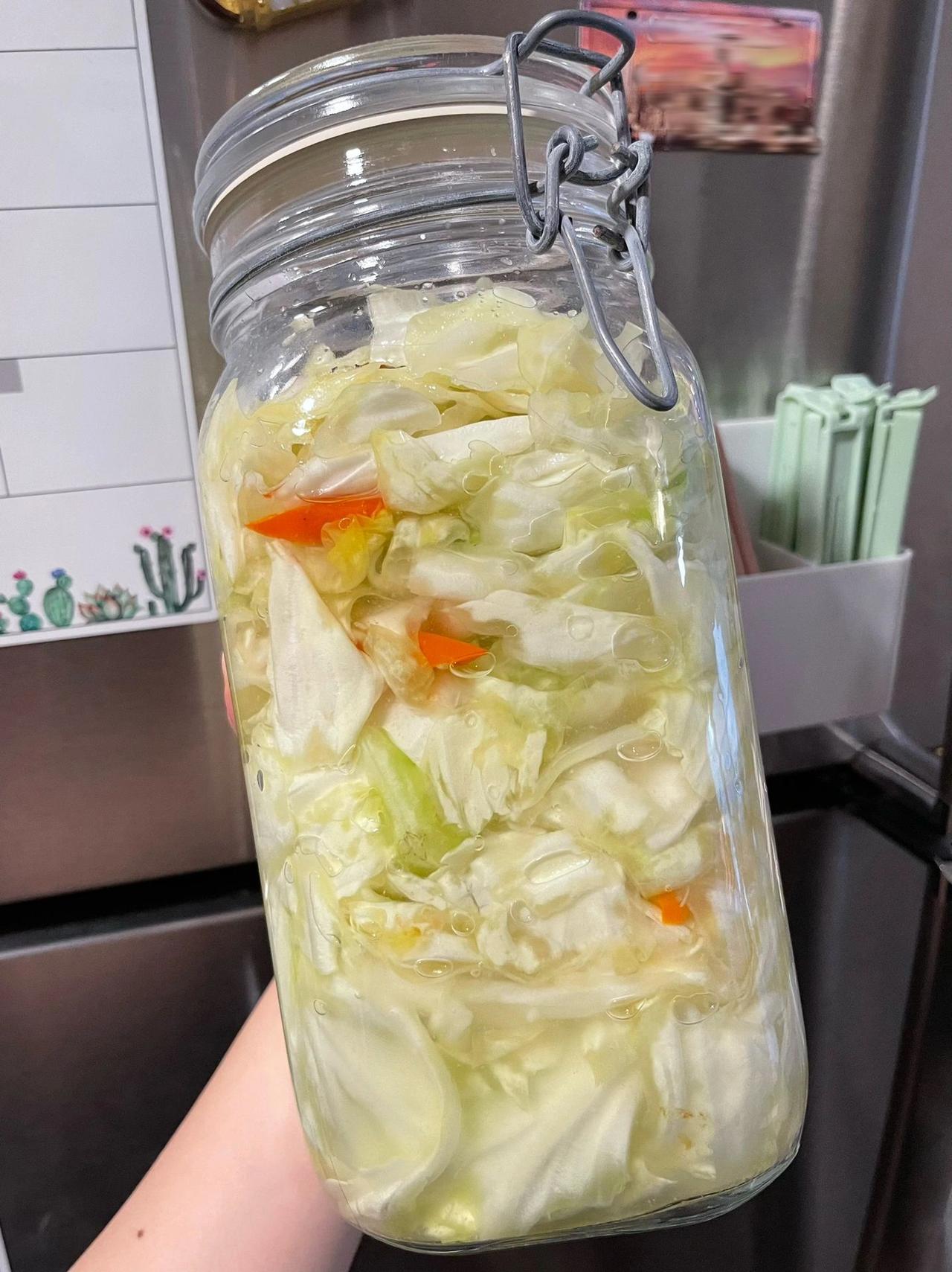 酸酸甜甜，超级爽口的台式泡菜！好吃哭了！

台式泡菜吃了一次就爱上！心血来潮想要