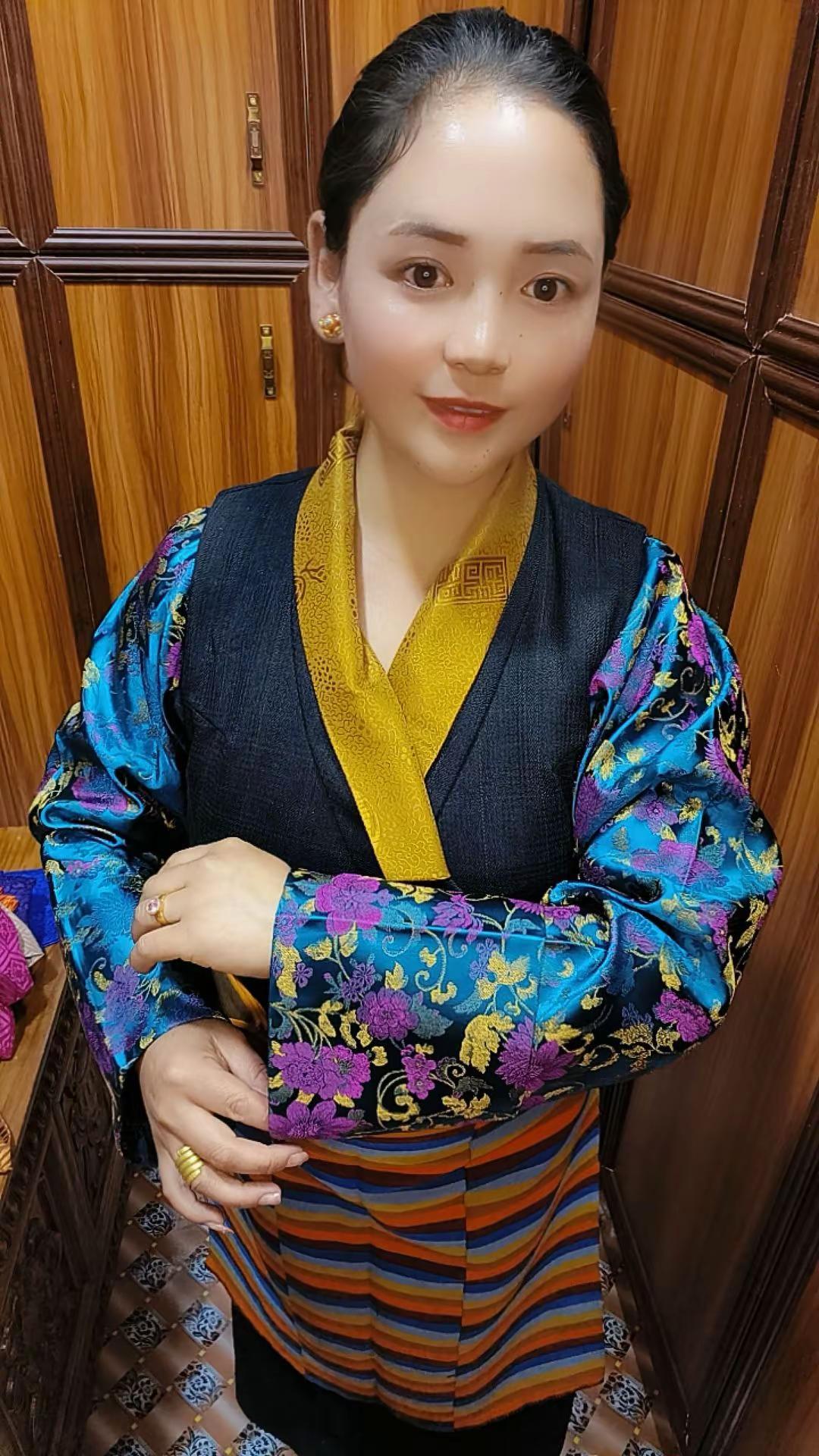 藏装穿搭 藏装show 最美藏装