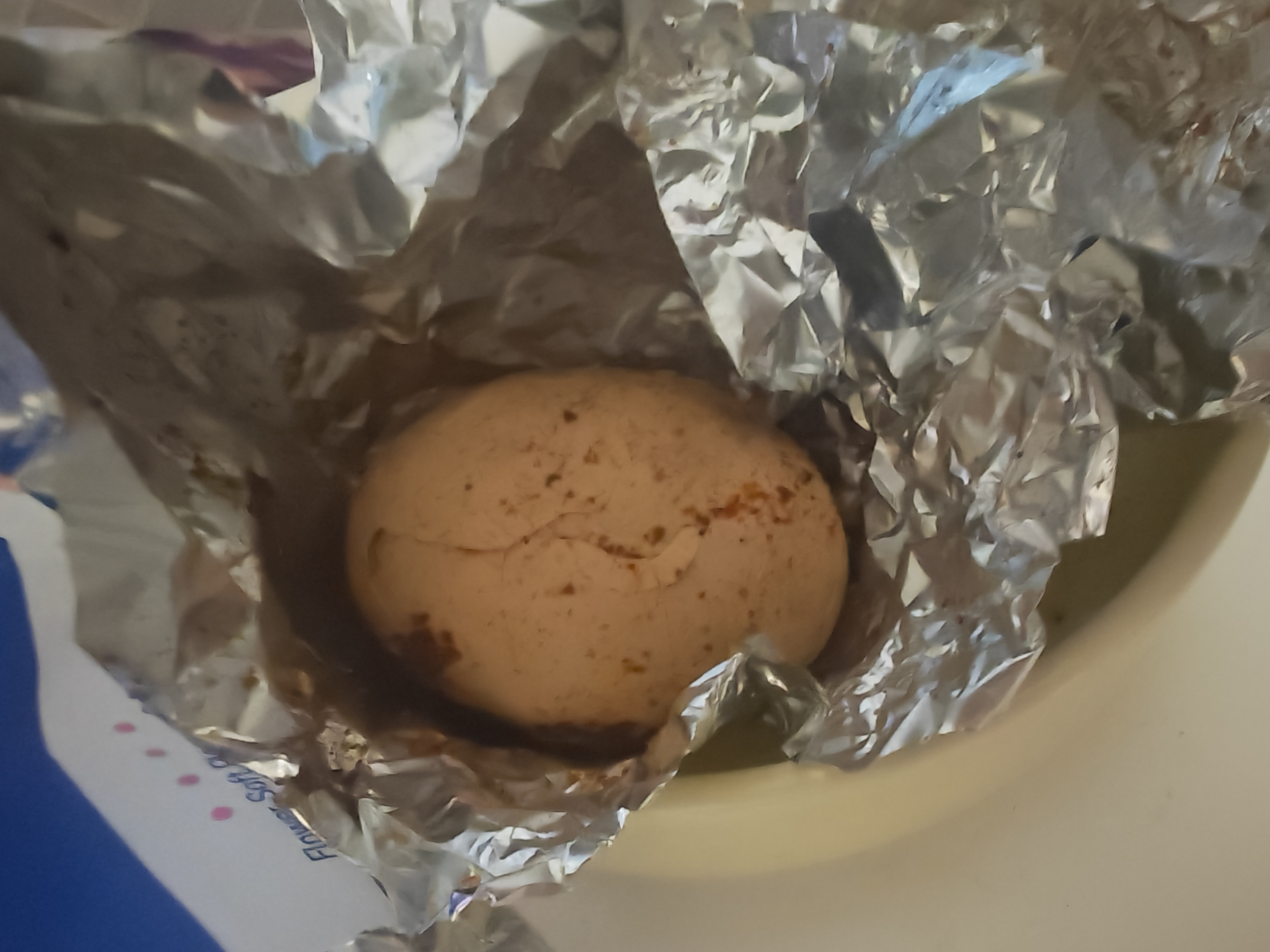 烤鸡蛋，戴着头盔做的 