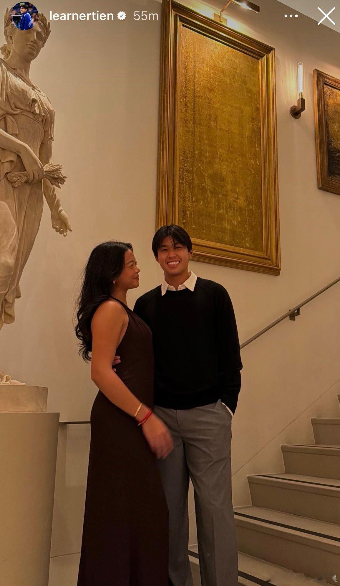 这是勒纳-钱女友？这很澳网