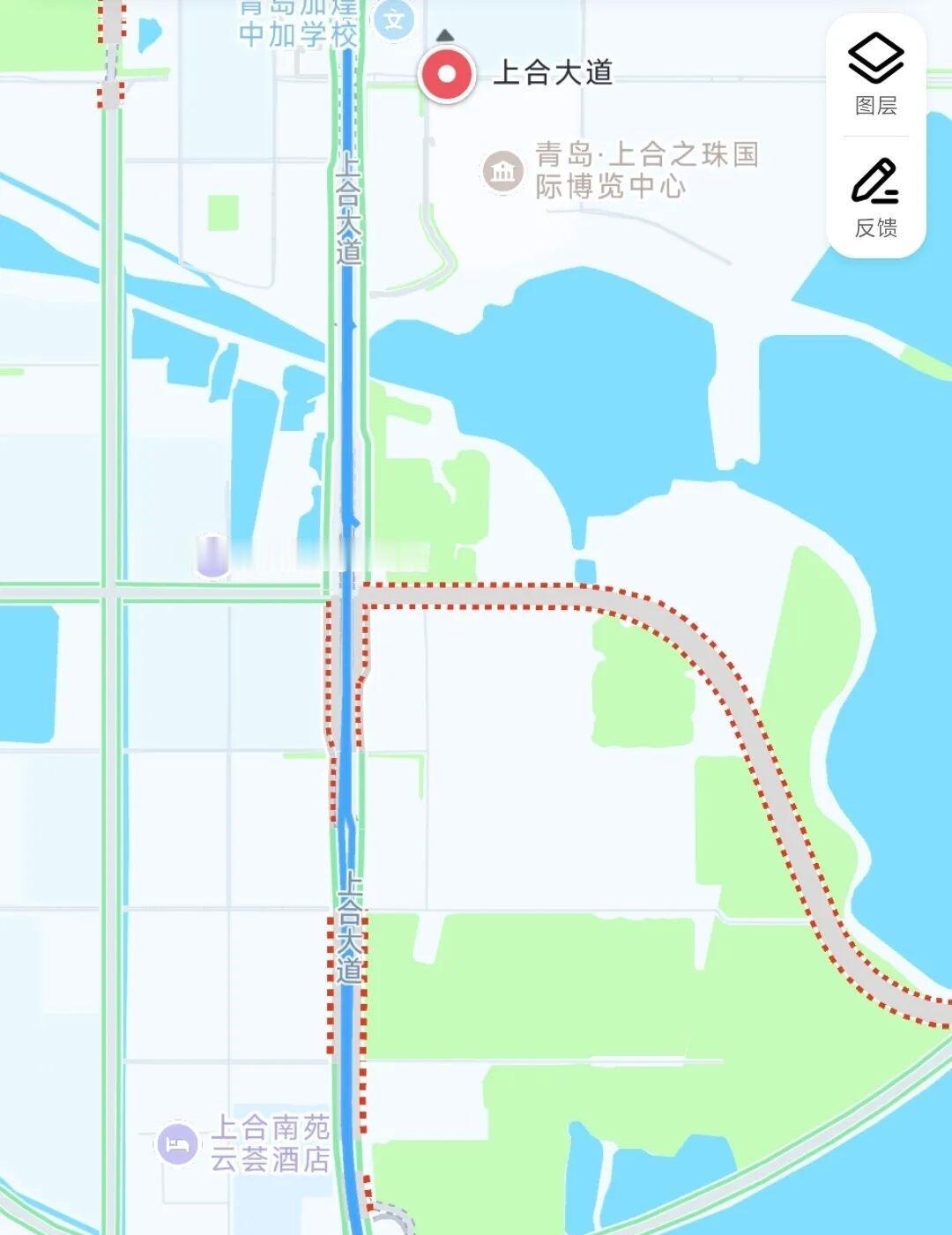 冬日生活打卡季青岛胶州市拟对上合大道被交路口辽河路、浏阳河路、沂河路、洮河路、洛
