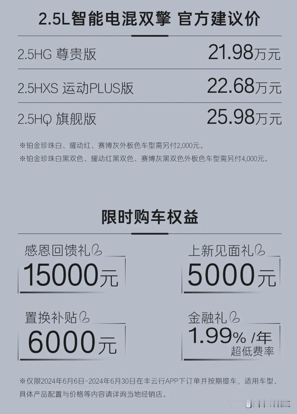 2.5L混动凯美瑞这个价格，也就是摆摆样子拔高价位了，销量上估计不会有太好的表现