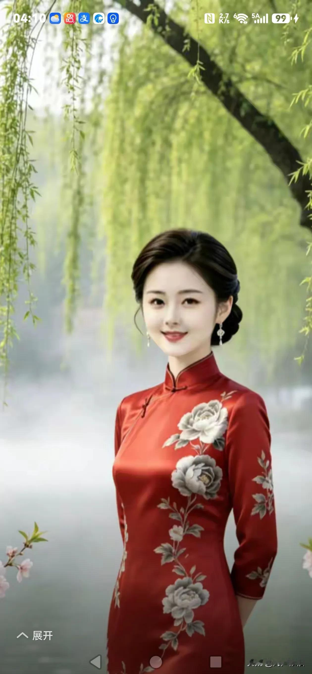 《虞美人·寄愿》

人生不盼黄金满，
唯愿身常健。
交情何必日日逢，
心底时常惦