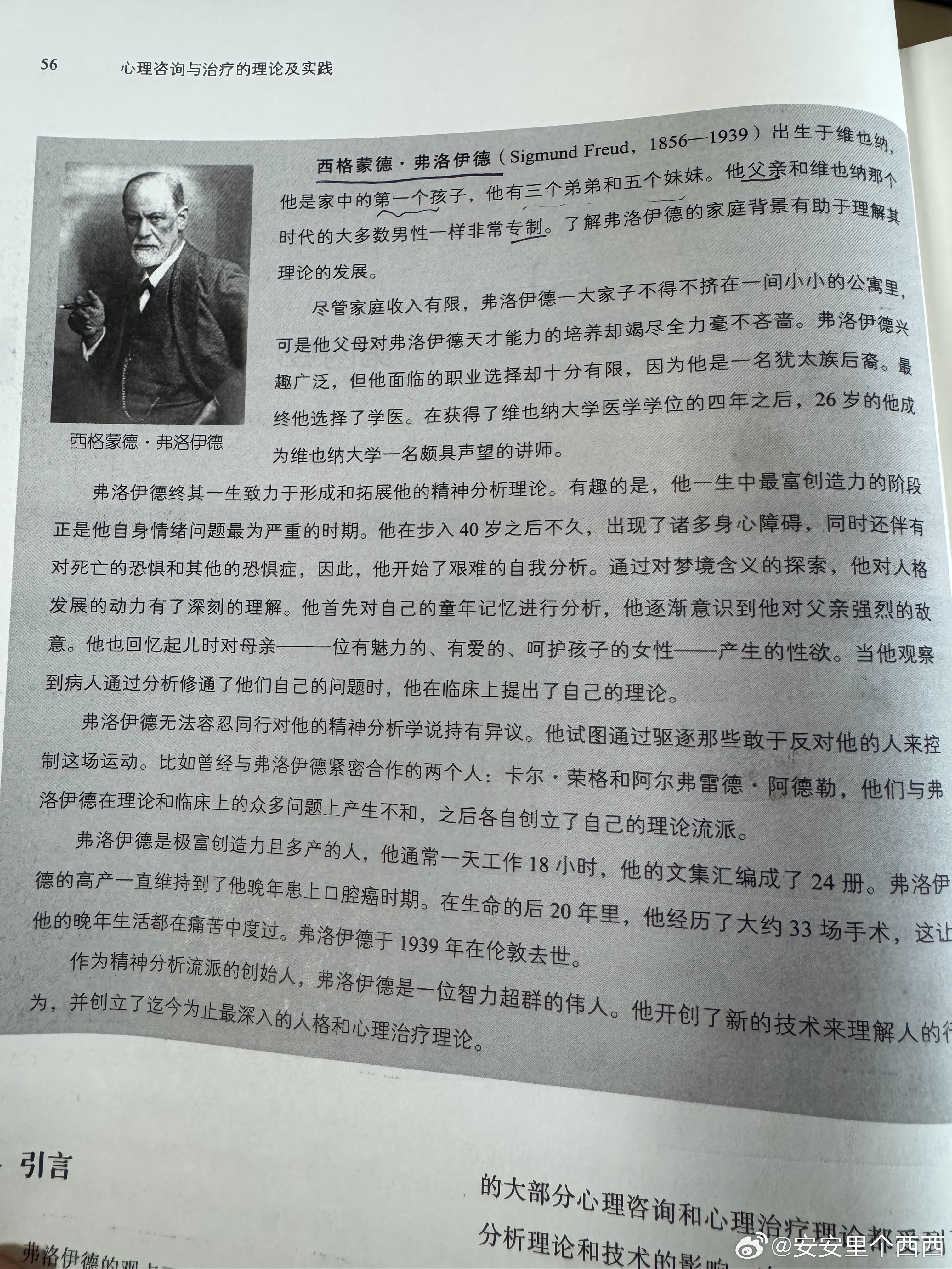 看书的乐趣 之 【差点以为阿德勒是弗洛伊德的弟弟】心理动力疗法两大流派，精神分析