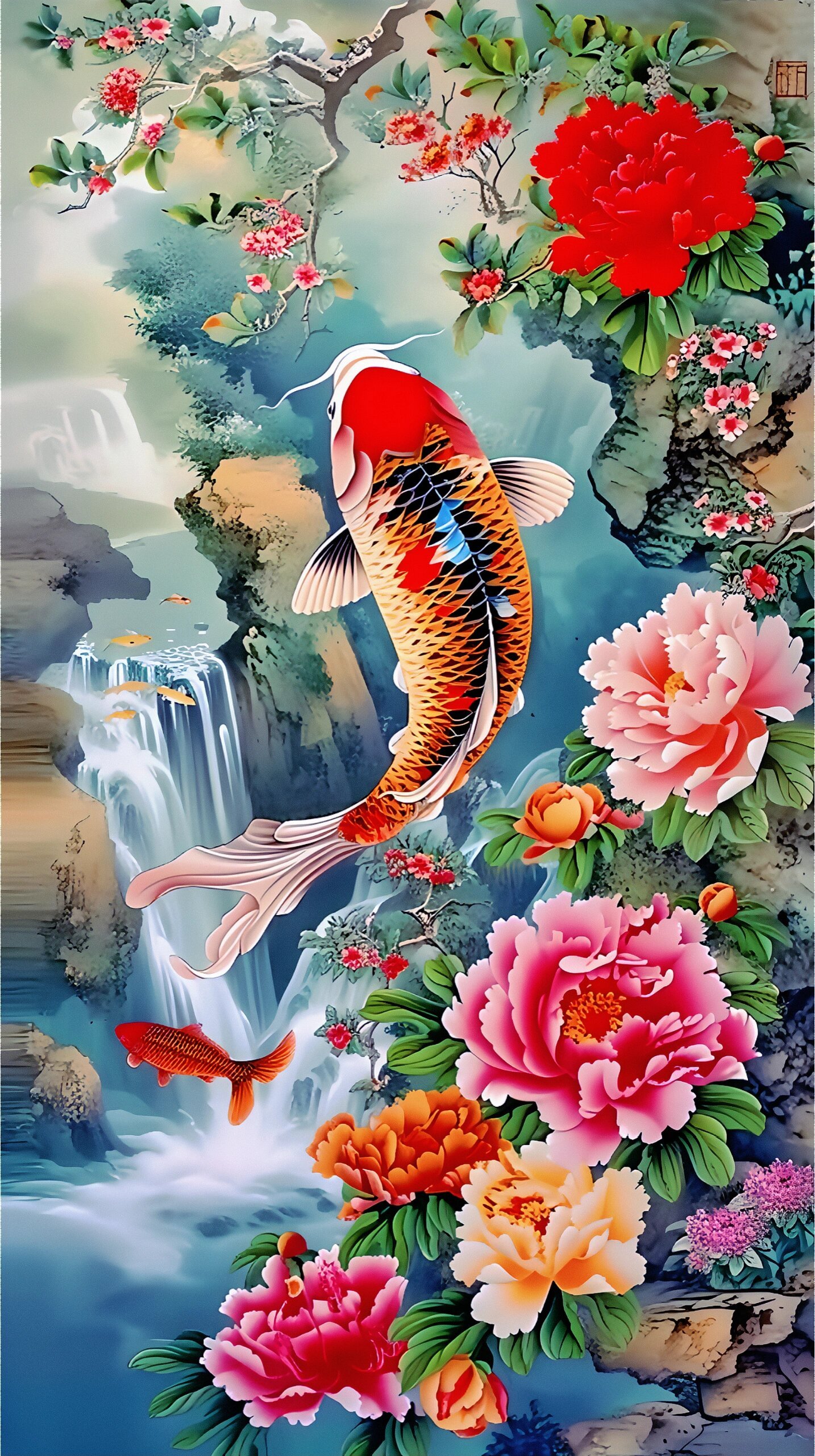 锦鲤附体，好运常伴。 ​​​