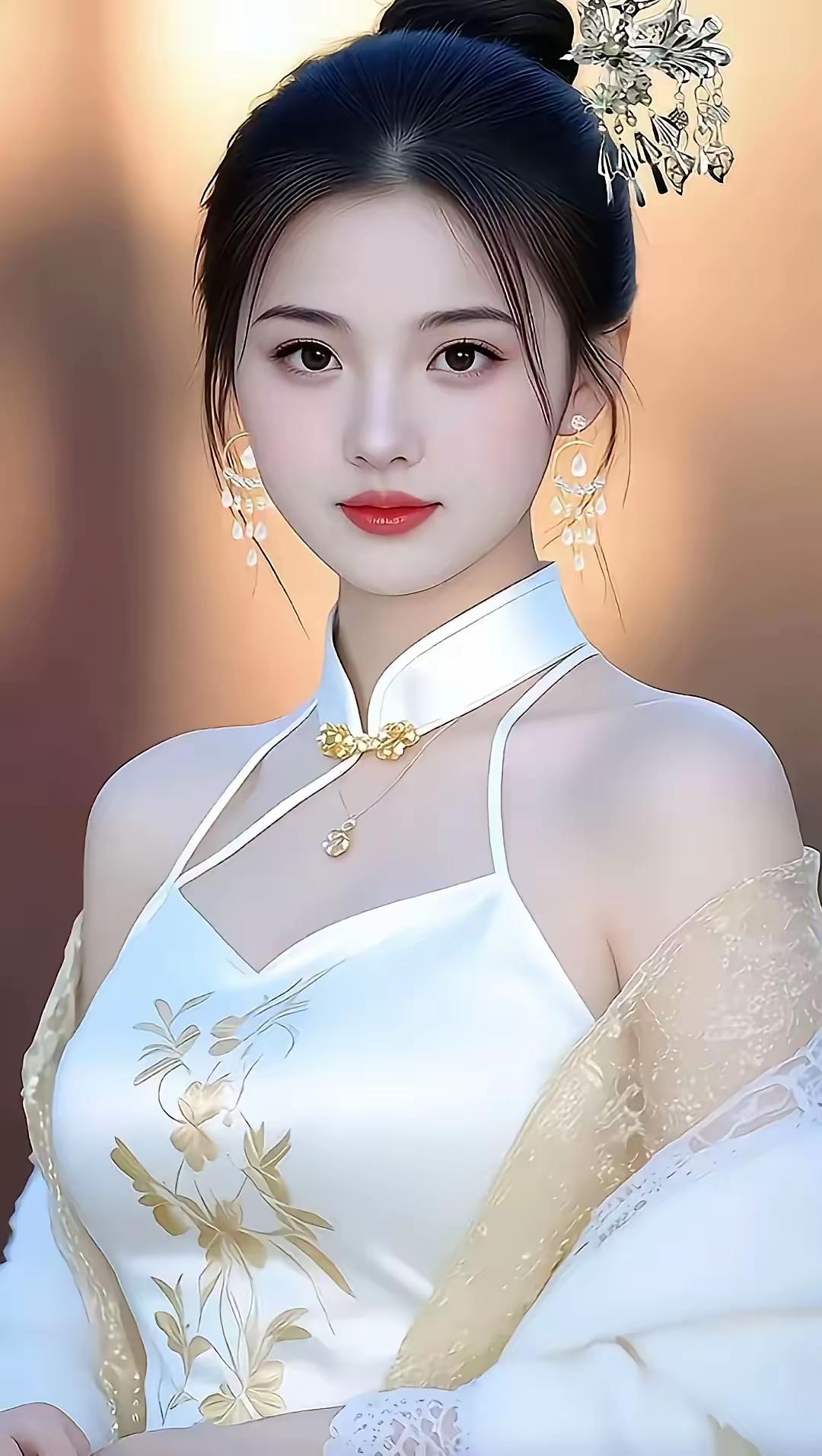 古风美人，典雅端庄，宛如画中仙子。