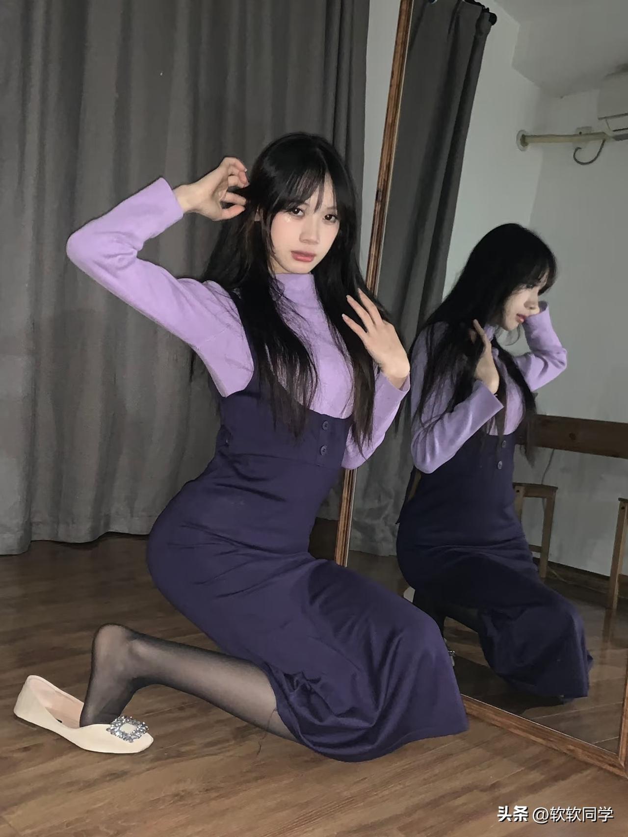 朋友说穿的这一身叫小妈风～也是无语啦