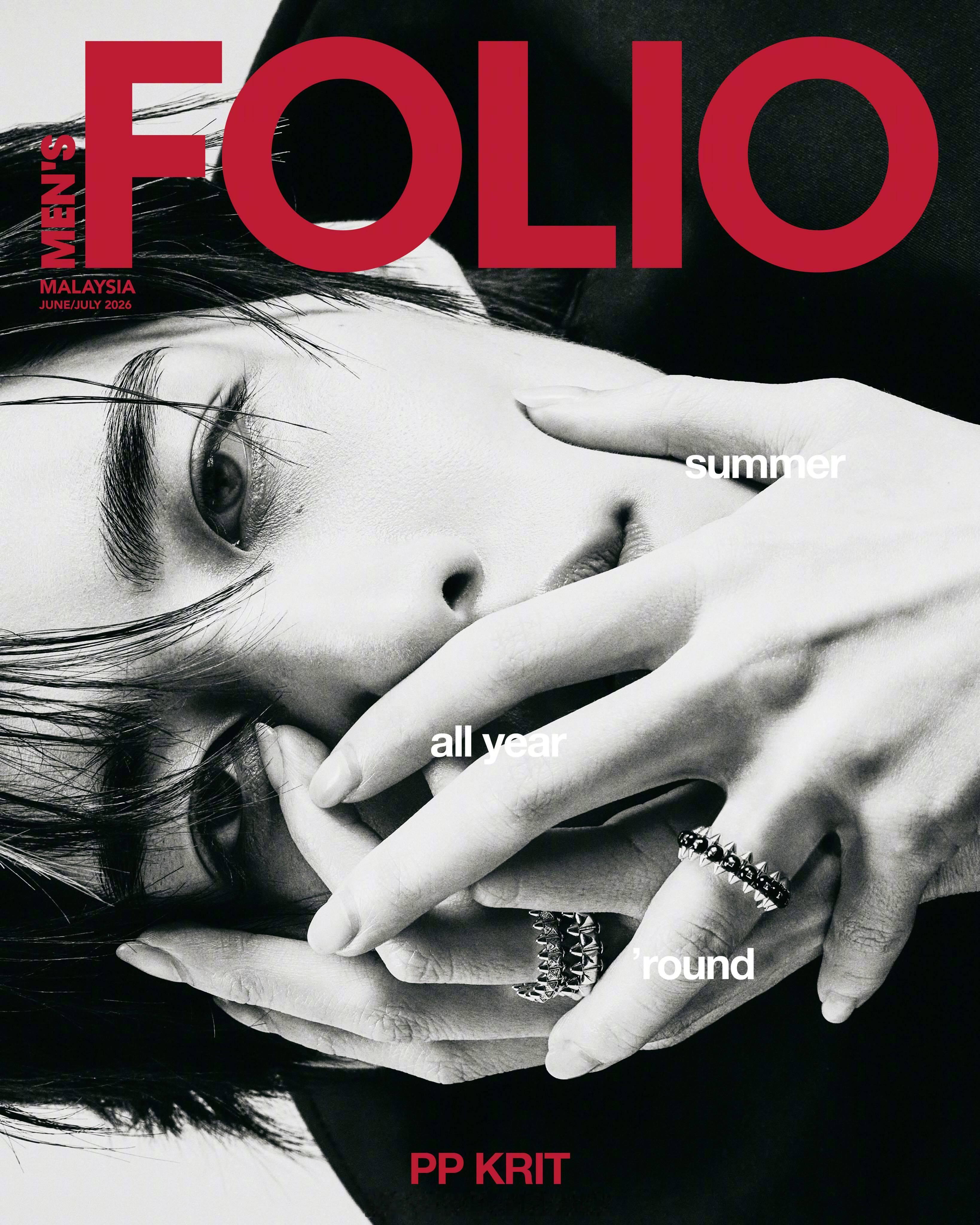 PP Krit登上Men's Folio 新加坡/马来西亚 双版本封面，官宣卡地