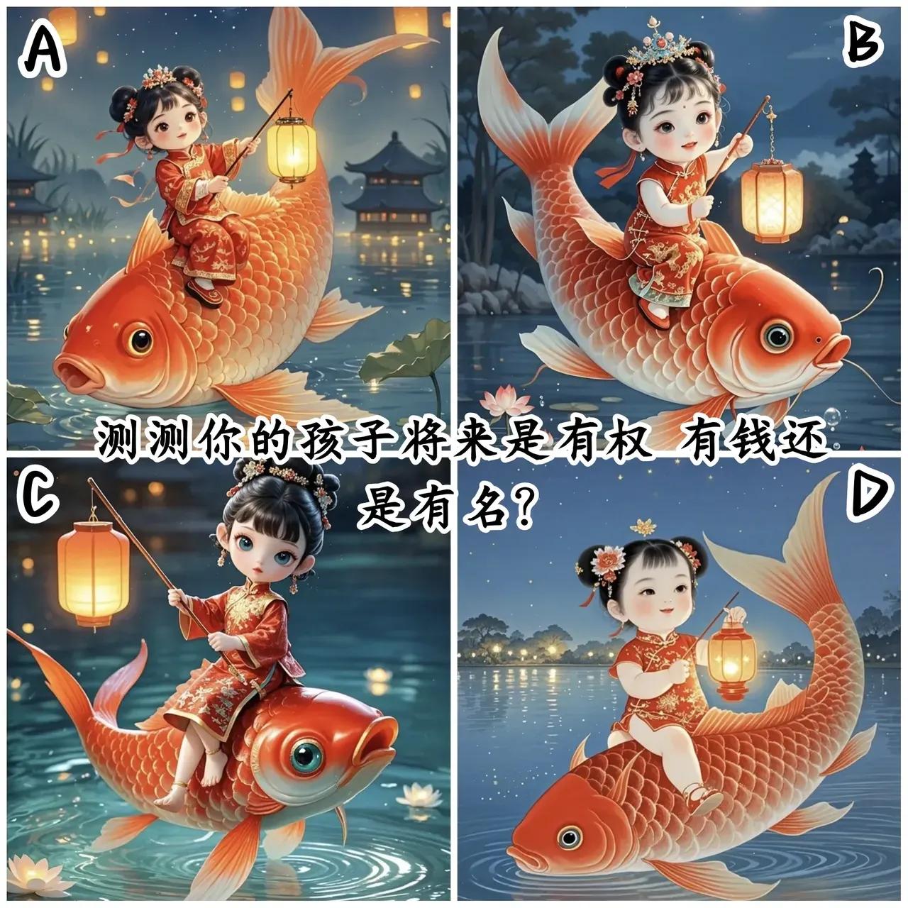 你家孩子将来会走向权力、财富还是名声的巅峰？选一位有眼缘的小福娃，来预测孩子的未