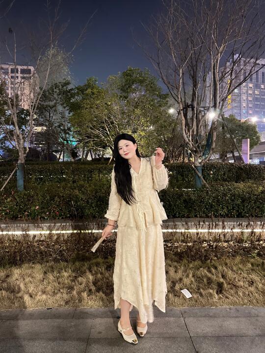175斤｜大码女生春天穿新中式也太温柔了吧