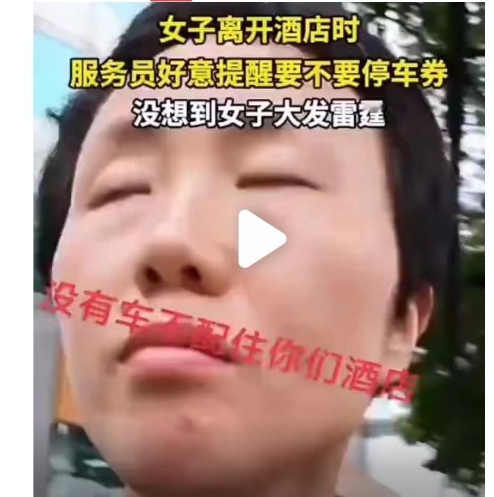 停车券女子！这长相应该是“相由心生”的最强说服力了！
她发泄了不满情绪，而大众却