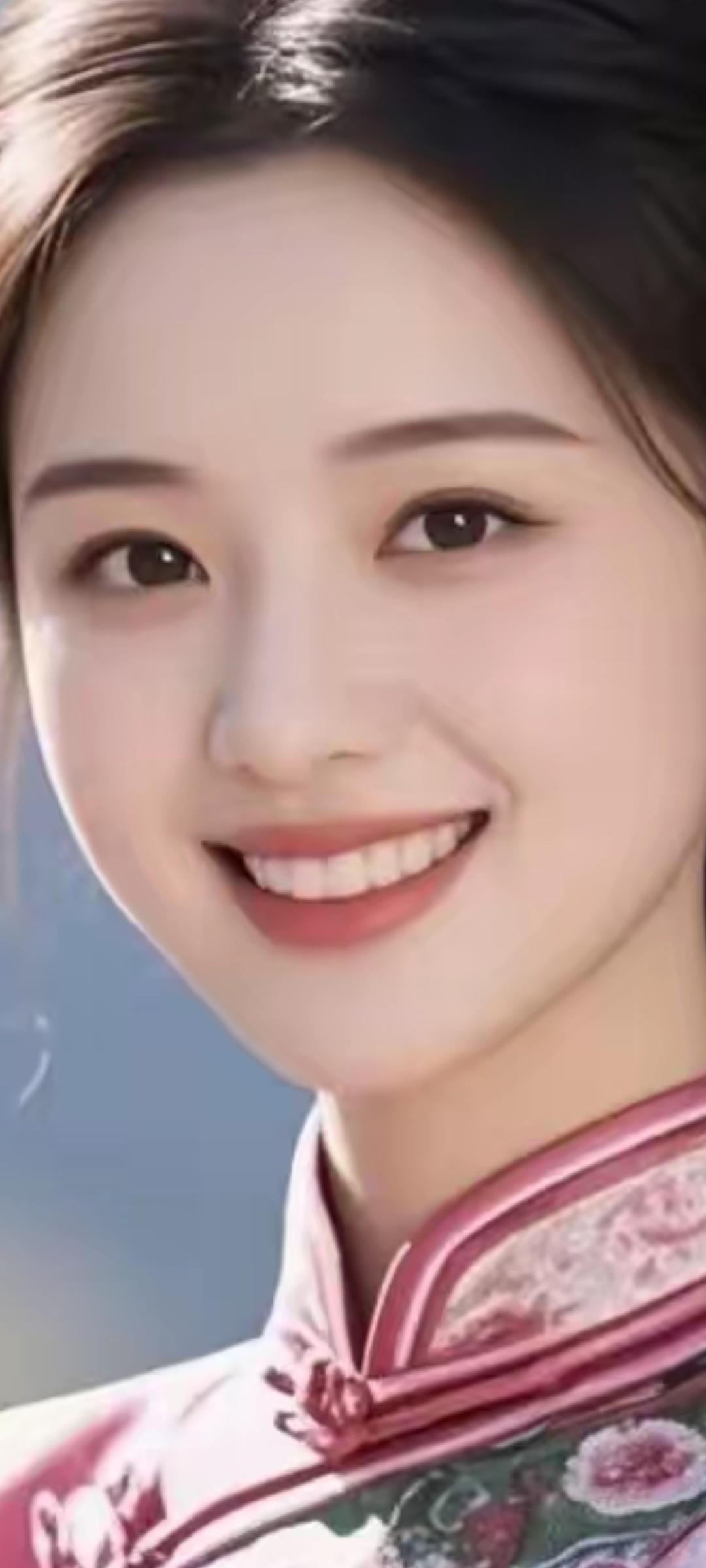 “古典与现代的完美融合，笑靥如花，惊艳时光”🌸💄👗