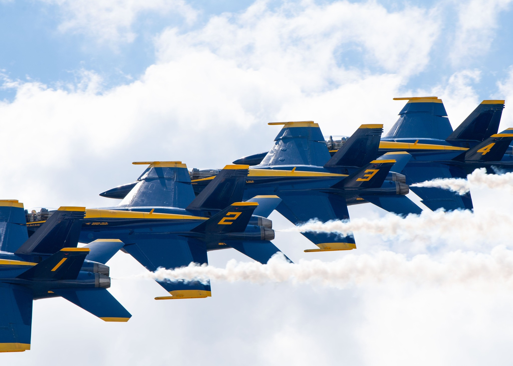 Wings Over South Texas Air Show上的蓝天使们 ​​