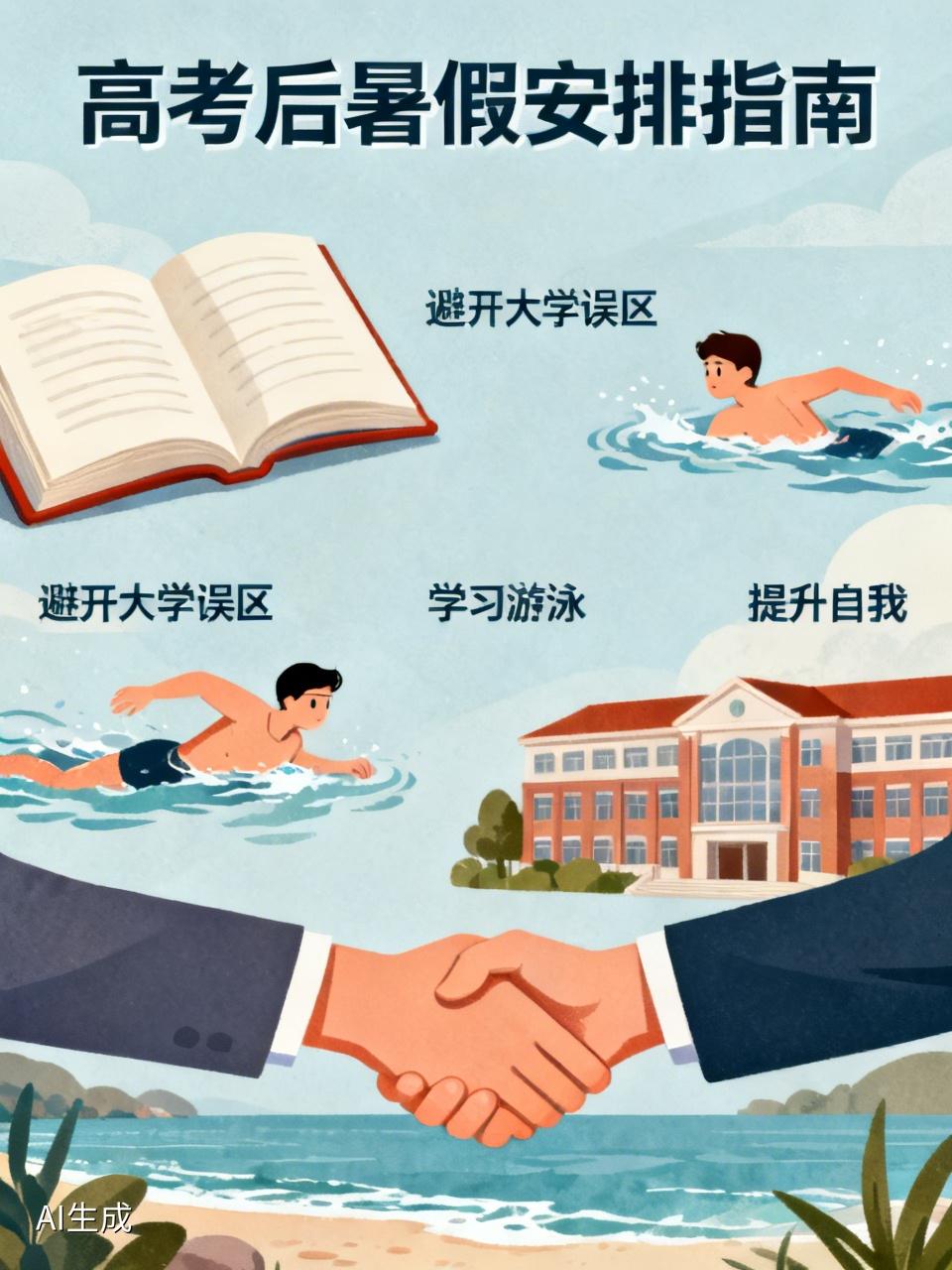 高考后的暑假长达3个月，怎么安排才更有价值？先得避开两个大学误区。一是觉得上大学